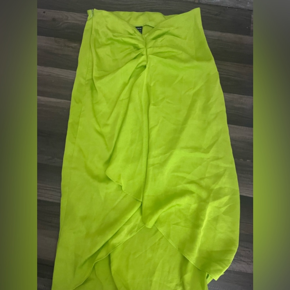 Green skirt
